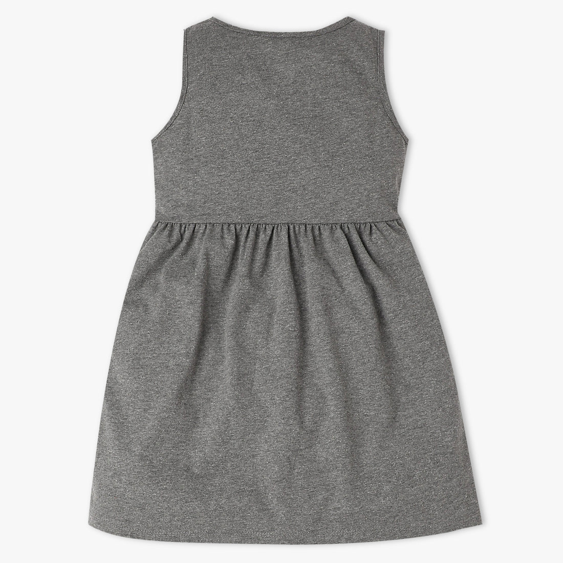 Girls Printed Crew Neck Sleeveless Playtime Dress