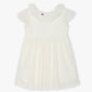 Girls Regular Fit Solid Peter Pan Collar Dress