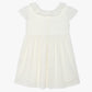 Girls Regular Fit Solid Peter Pan Collar Dress