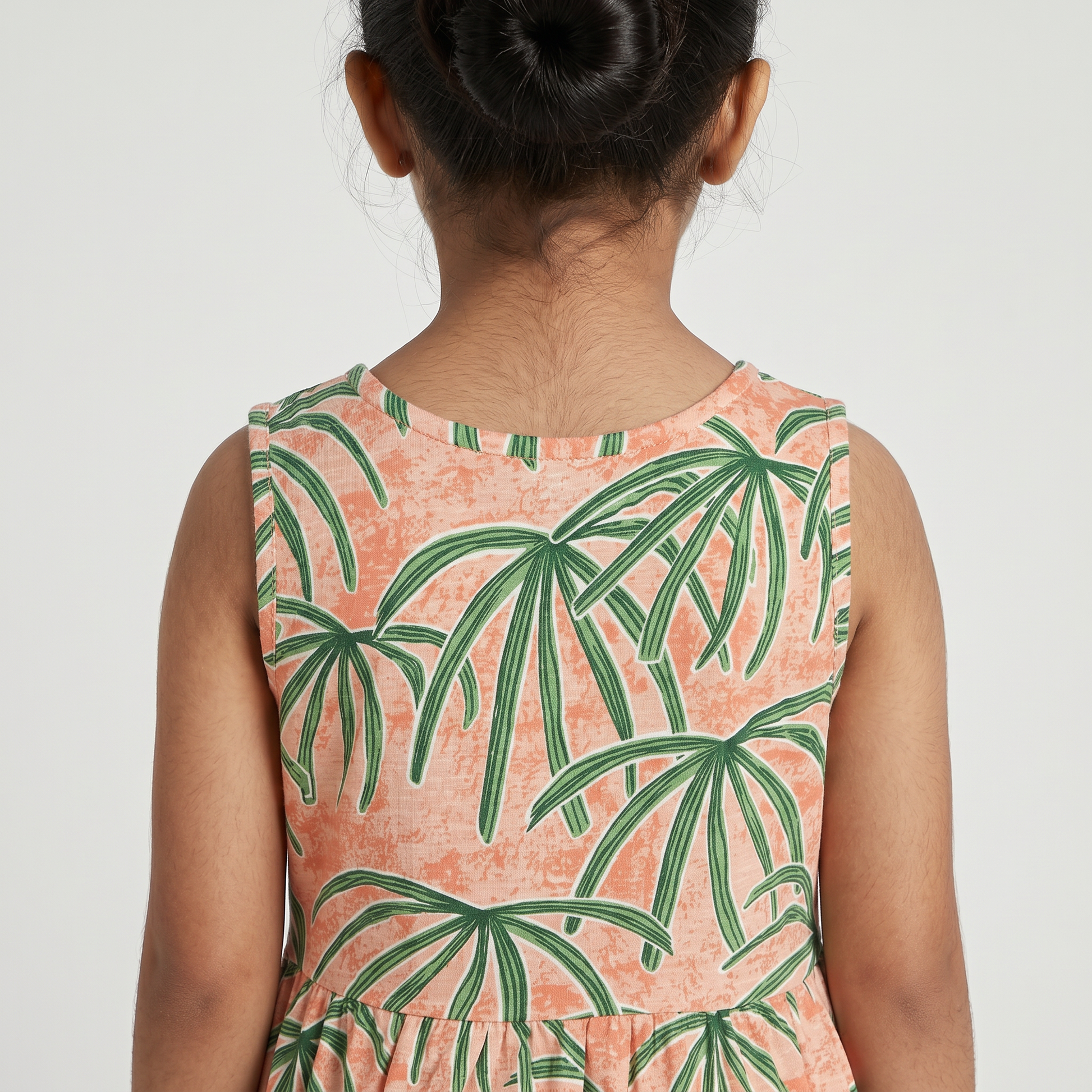 Girls Cotton Printed Dress