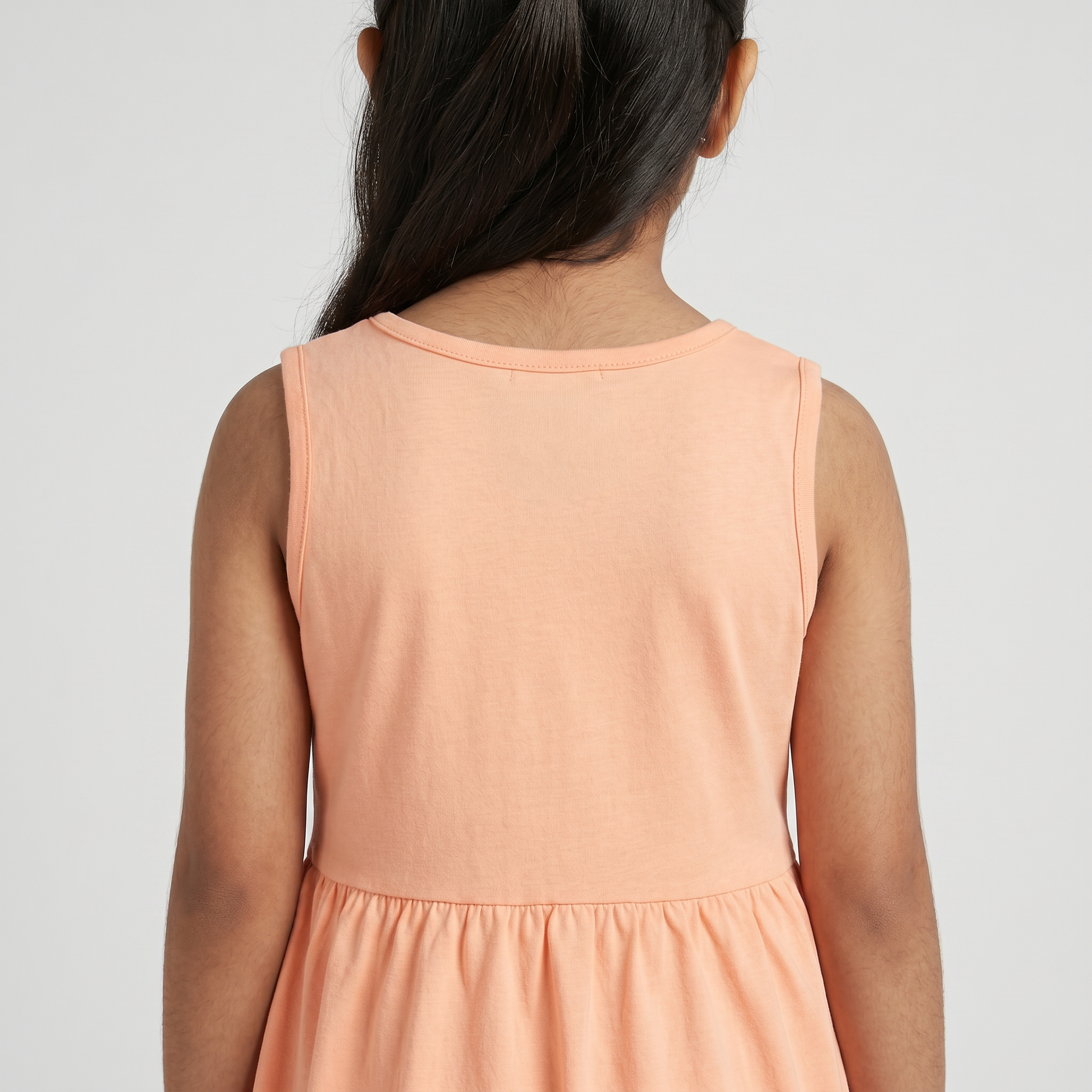Girls Cotton Printed Dress