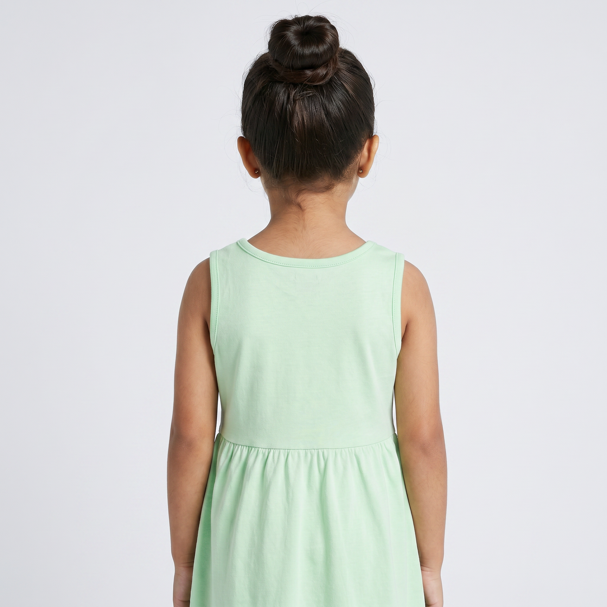 Girls Cotton Printed Dress