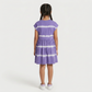 Girls Cotton Solid Knitted Dress