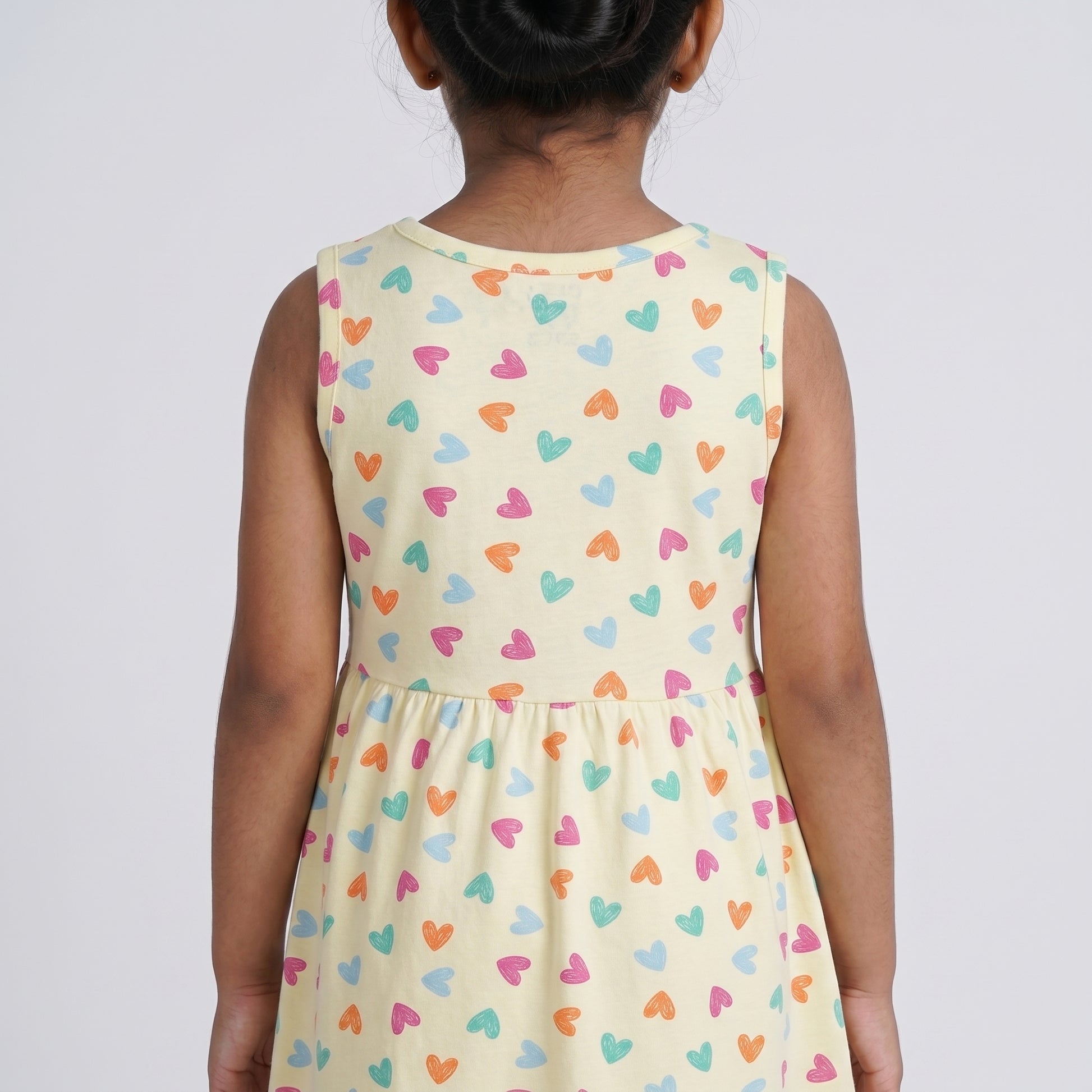 Girls Cotton Printed Dress