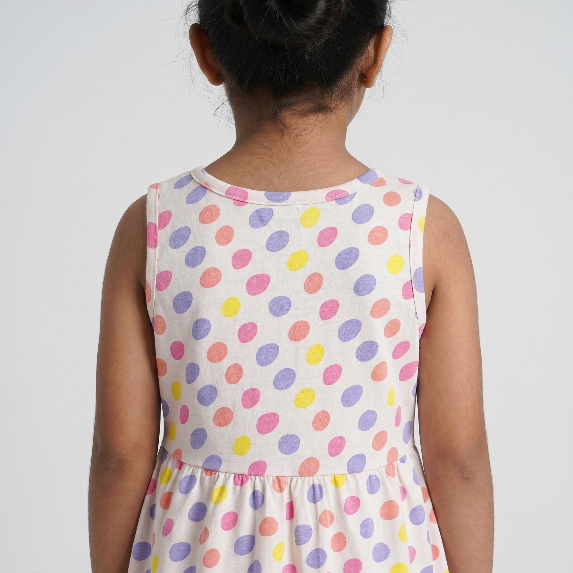Girls Cotton Printed Dress