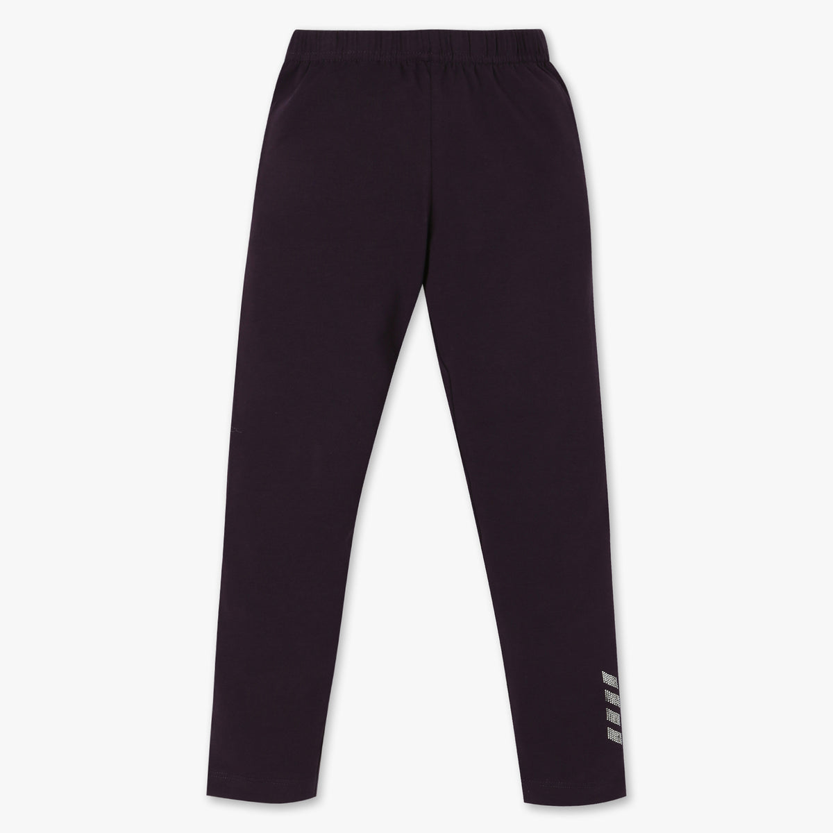 Girls Skinny Fit Ankle Length Solid Leggings
