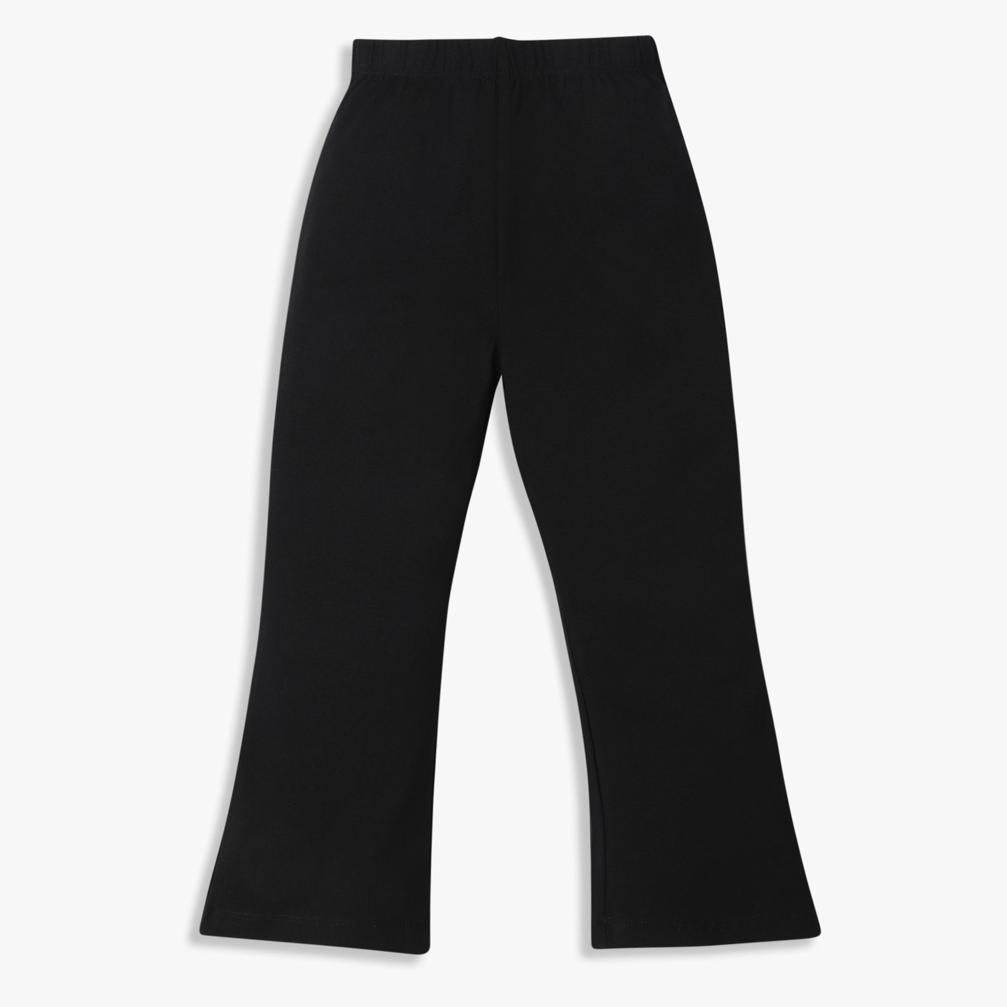 Girls Skinny Fit Regular Length Solid Mid Rise Leggings