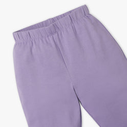 Girls Skinny Fit Regular Length Solid Mid Rise Leggings