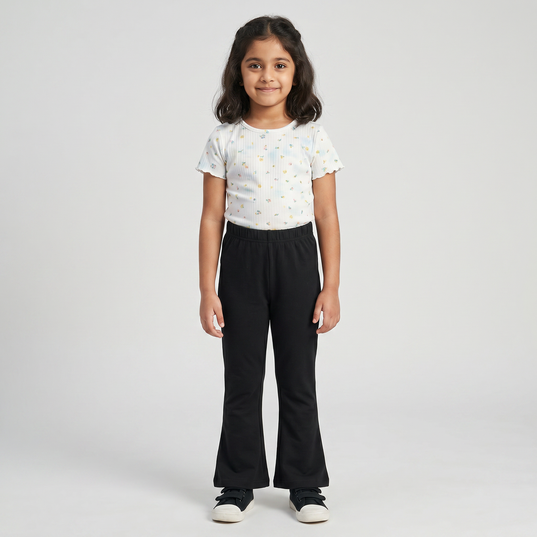 Girls Skinny Fit Flare Leggings