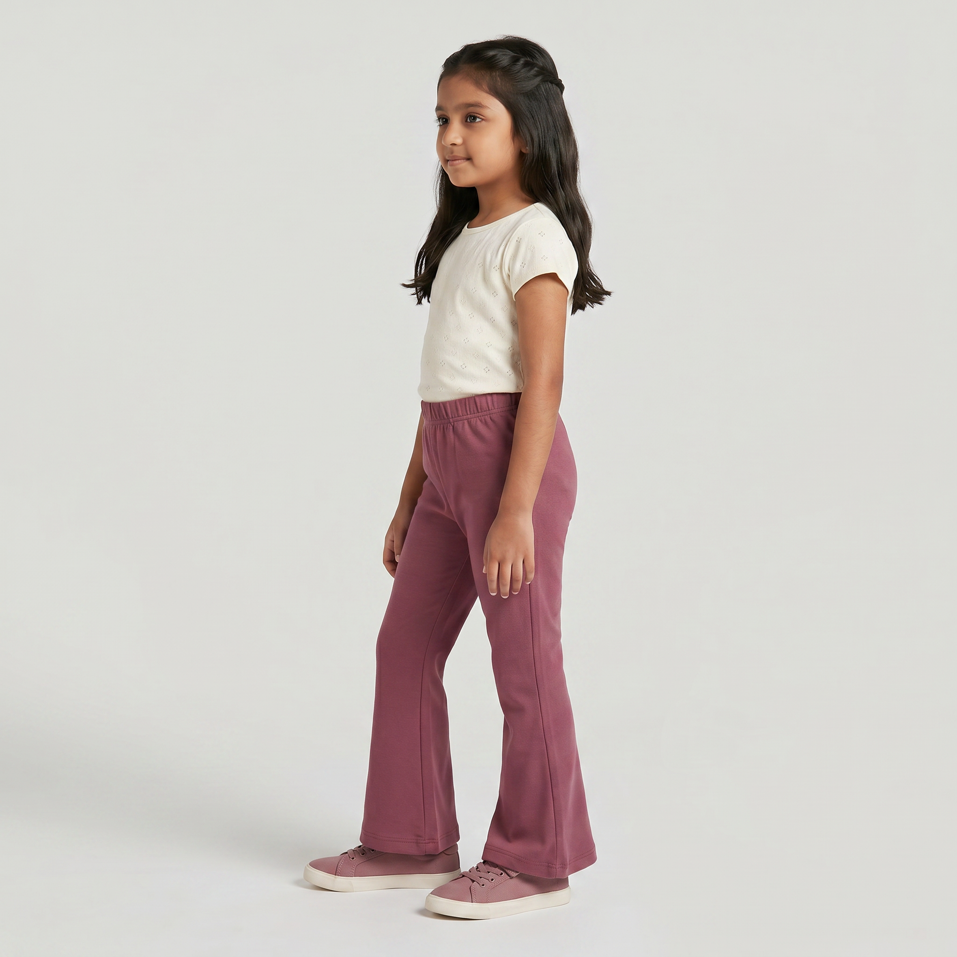 Girls Skinny Fit Flare Leggings