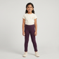 Girls Solid Playtime Leggings