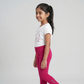 Girls Solid Playtime Leggings