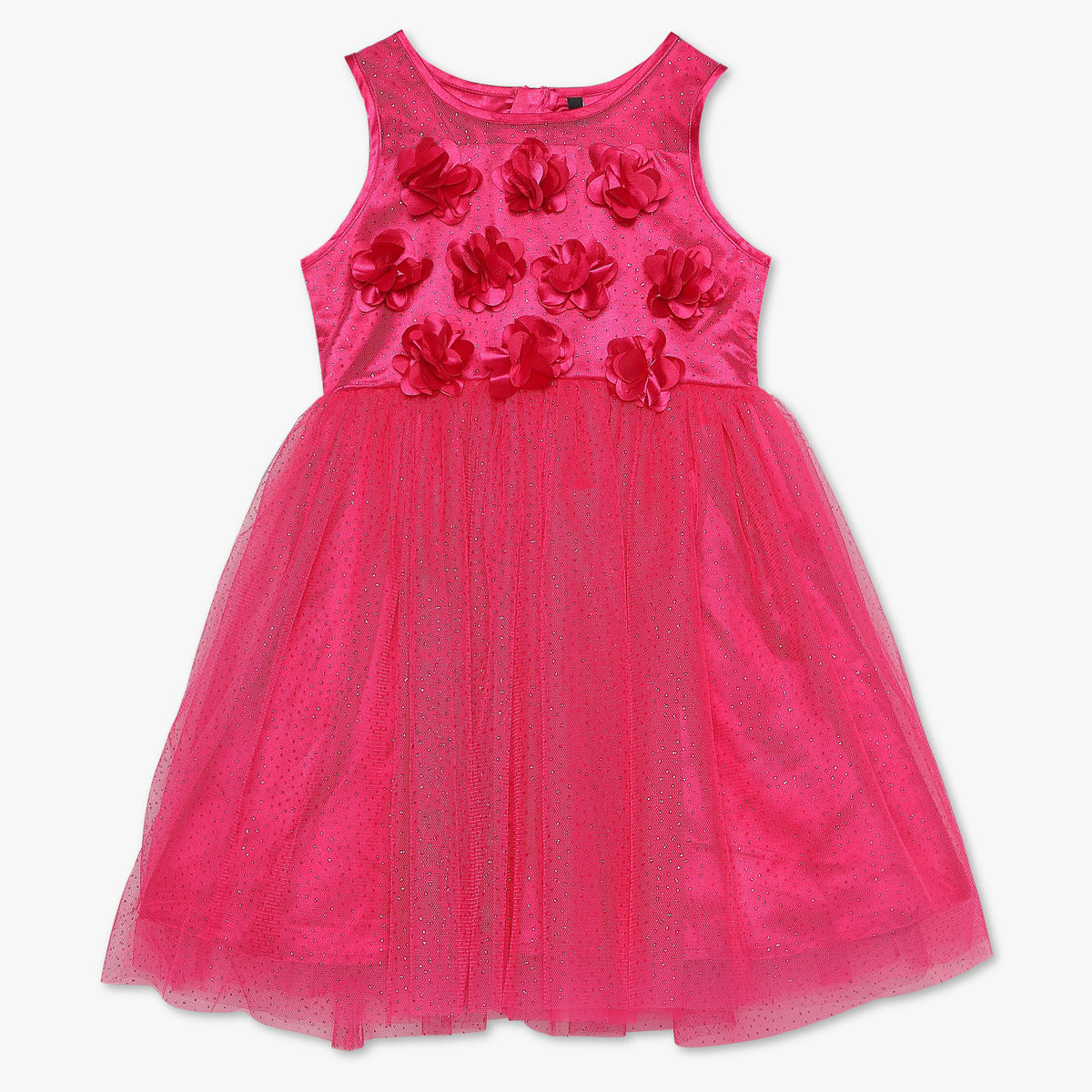 Girls Regular Fit Embellished Dress