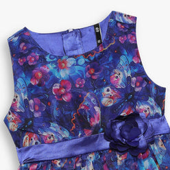 Girls Regular Fit Printed Dress