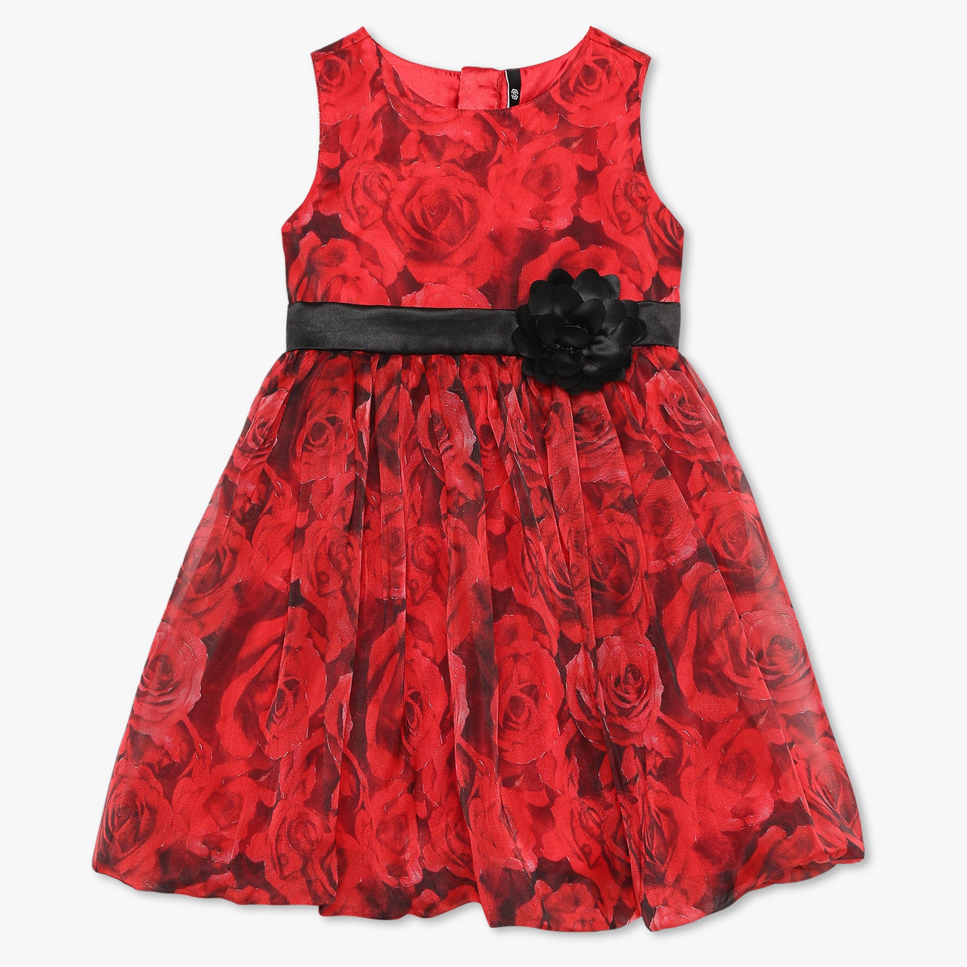 Girls Regular Fit Printed Dress