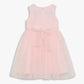 Girls Embellished Knee Length High Fashion Party Sleeveless Dress