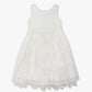 Girls Regular Fit Embellished Round Neck Dress