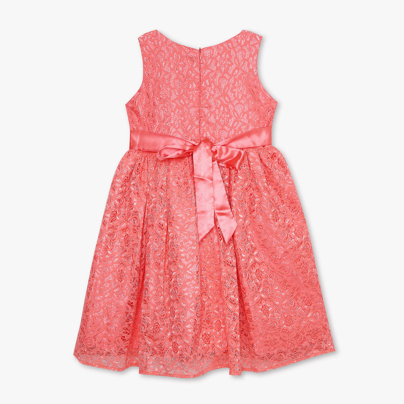 Girls Regular Fit Solid Dress