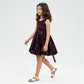 Girls Solid Party Frock