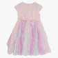 Girls Embellished Satin Party Dress