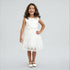 Girls Satin Printed Party Dress