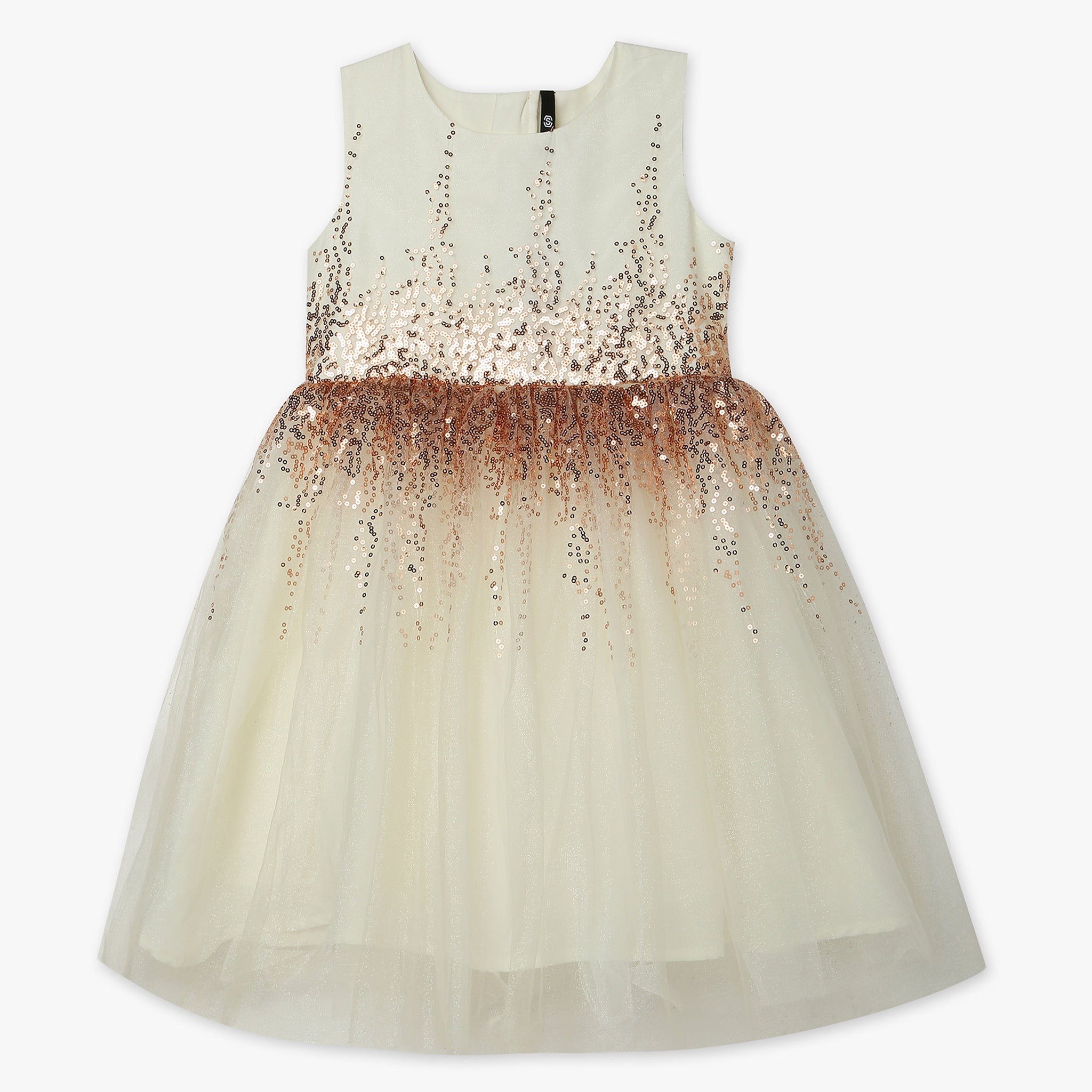 Girls Polyester Embellished Frock