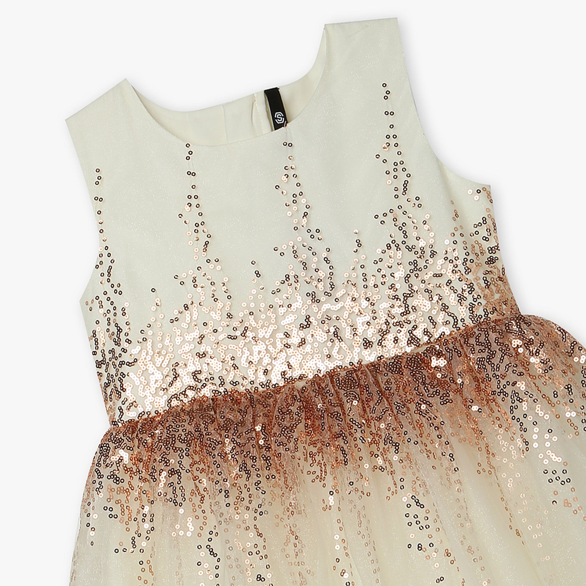 Girls Polyester Embellished Frock
