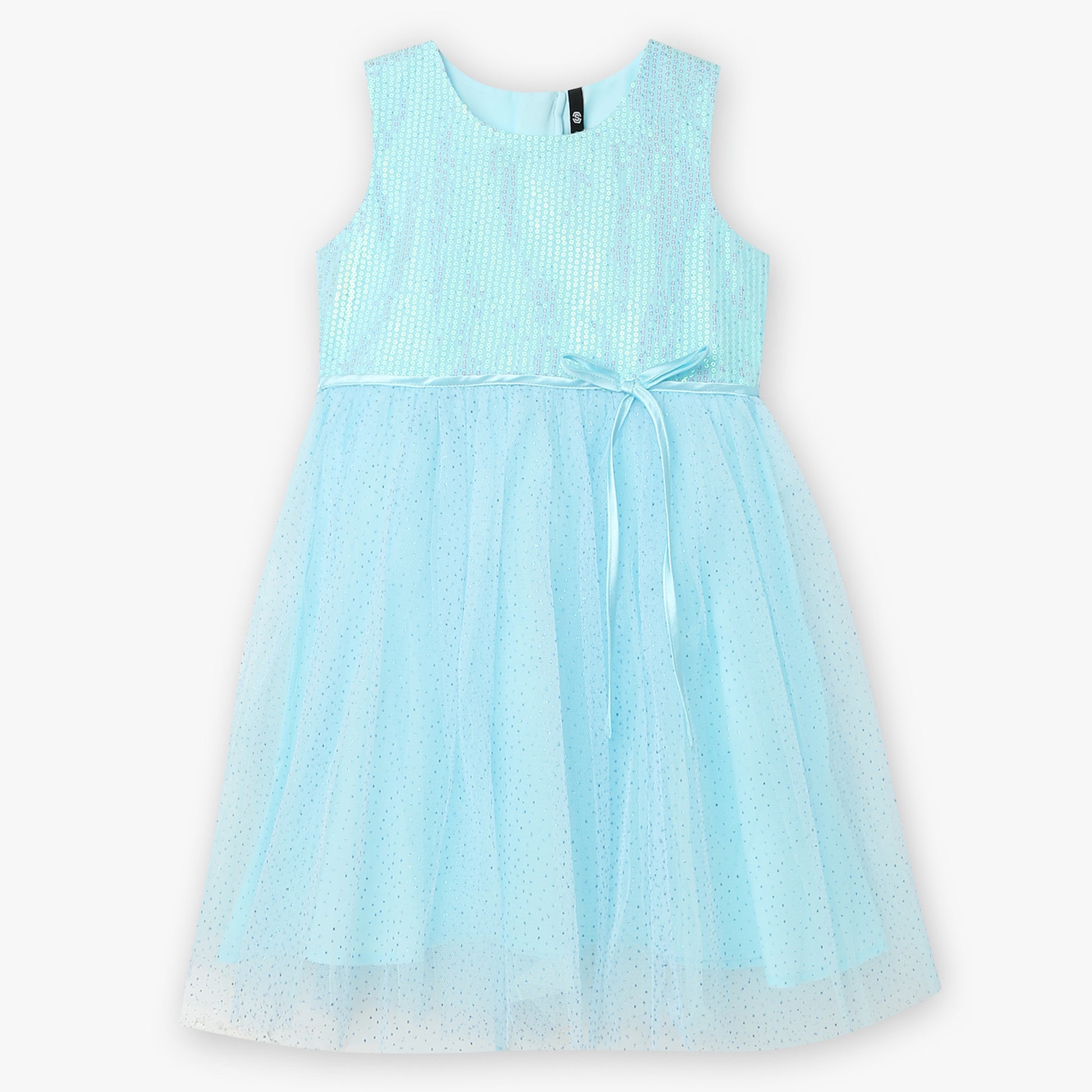 Girls Satin Embellished Frock