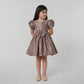 Girls Satin Flared Party Frock