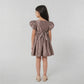Girls Satin Flared Party Frock