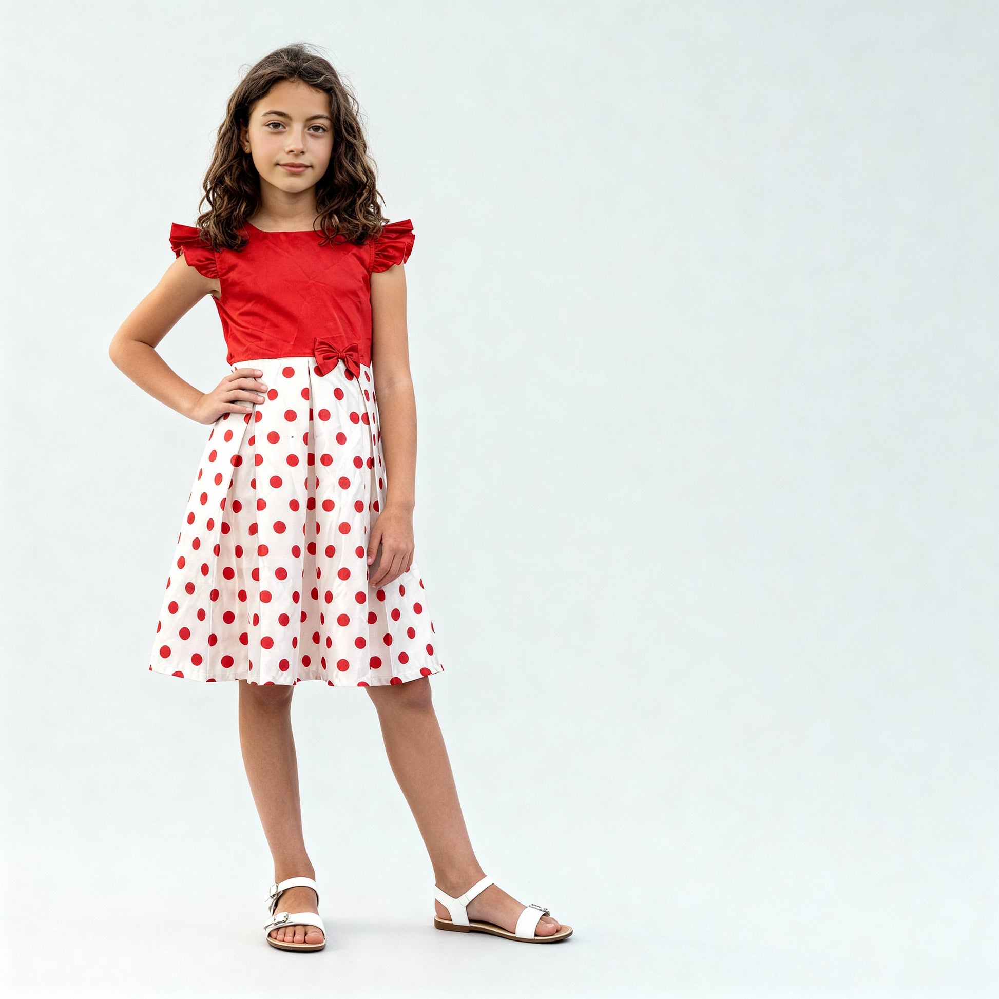Girls Printed Party Frock