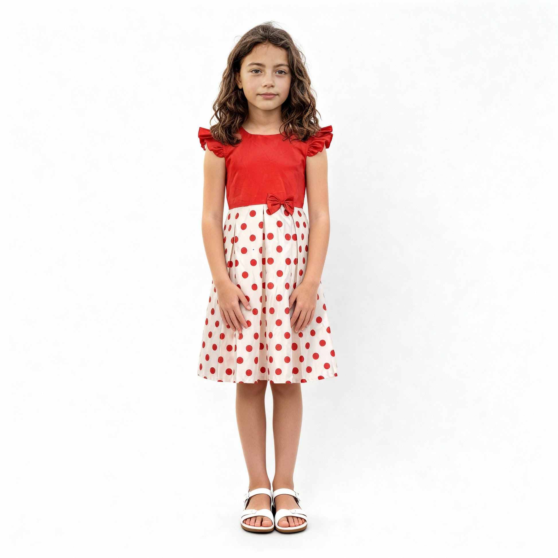 Girls Printed Party Frock