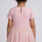 Girls Pointal Dress with Glitter Mesh