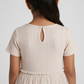 Girls Pointal Dress with Glitter Mesh