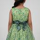 Girls Printed Organza Dress