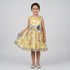 Girls Printed Organza Dress