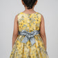 Girls Printed Organza Dress