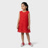 Girls Embellished Satin Frock