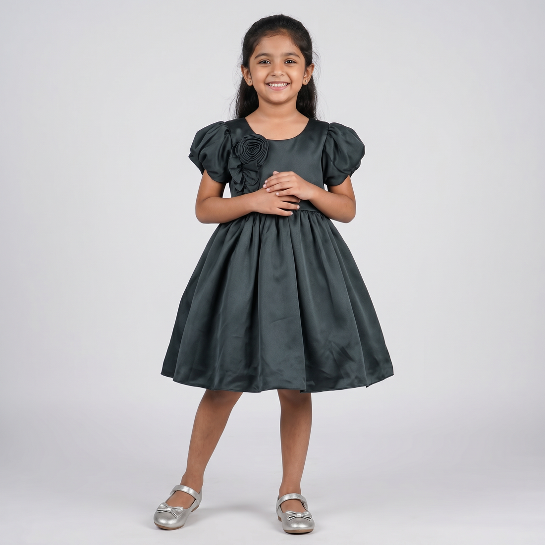 Girls Satin Frock