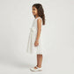 Girls Solid Lace Dress