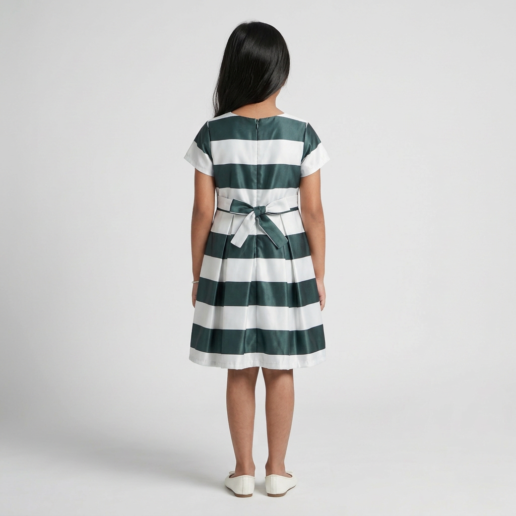 Girls Flare Fit Printed Dress