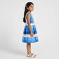 Girls Printed Flared Dress