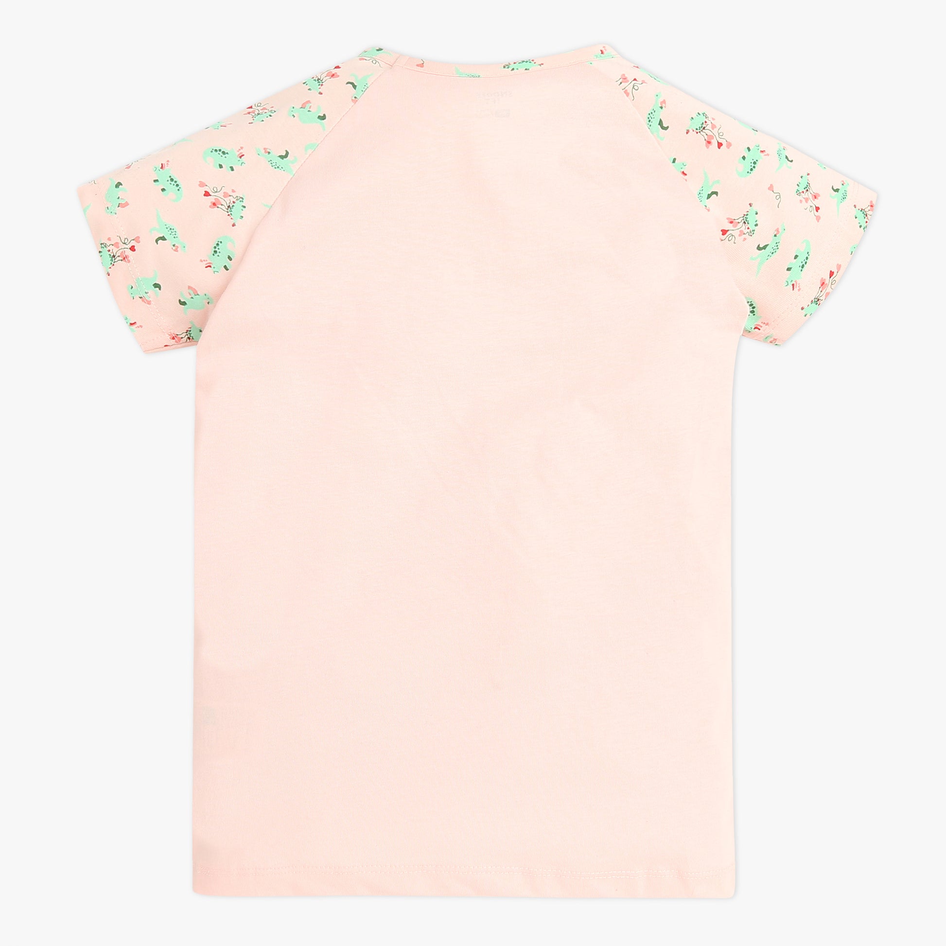 Girls Crew Neck Cap Sleeve Printed Must Have Snooze Cordinate Set | Refreshing Graphic Tshirt With Matching Pattern Printed Trackpant | Comfortable Body For Ease | Breathable And Absorbent 100% Cotton Single Jersey Fabric.