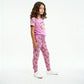Girls Cotton T-Shirt with Trackpant Sleepwear Set