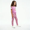 Girls Cotton T-Shirt with Trackpant Sleepwear Set