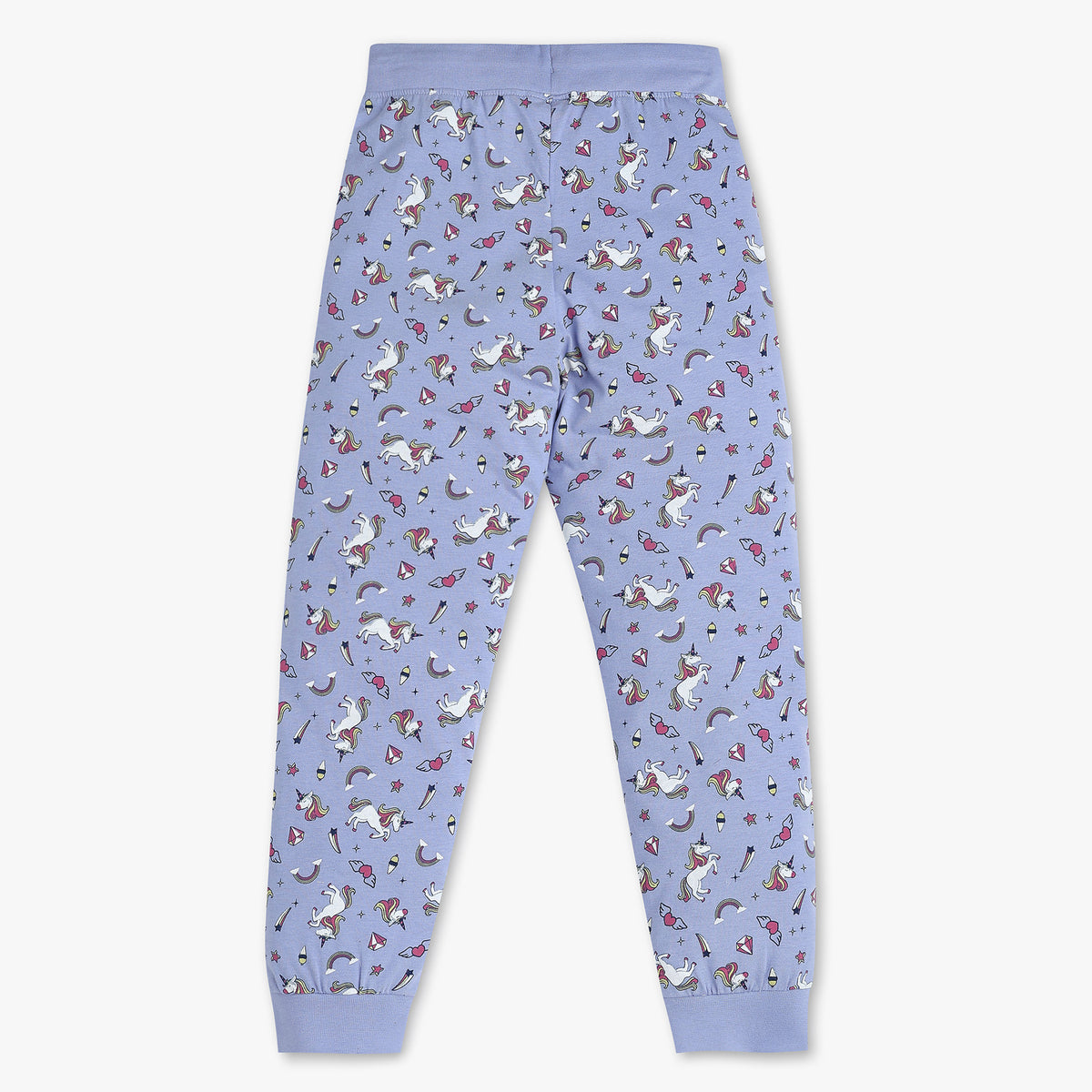Buy Girls Regular Fit Printed Full Sleeve T-Shirt With Trackpant Sleepwear Set  - Style Union