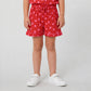Girls Printed T-Shirt with Shorts Sleepwear Set