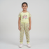 Girls Cotton Printed T-Shirt with Trackpants Sleepwear Set