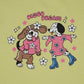 Girls Cotton Printed T-Shirt with Trackpants Sleepwear Set