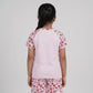 Girls Cotton Printed T-Shirt with Shorts Sleepwear Set